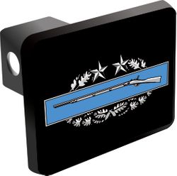 U.S. Army Combat Infantry Badge 3rd Award Trailer Hitch Cover
