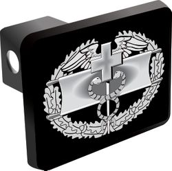 U.S. Army Combat Medical First Award Badge Trailer Hitch Cover