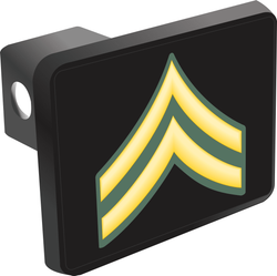 U.S. Army Corporal E-4 Hitch Cover
