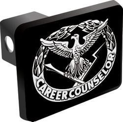 U.S. Army Counselor Badge Trailer Hitch Cover