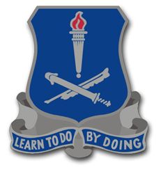 U.S. Army Finance School Unit Crest 10" Vinyl Transfer Decal