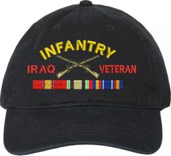 U.S. Army Infantry Iraq Veteran Unstructured Dad Cap