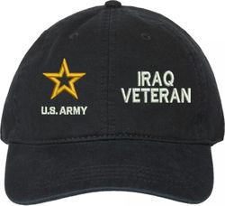 U.S. Army Iraq Veteran Unstructured Dad Cap