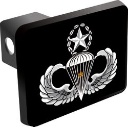 U.S. Army Master 1 Combat Jump Wings Trailer Hitch Cover