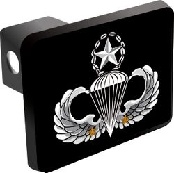 U.S. Army Master 2 Combat Jump Wings Trailer Hitch Cover