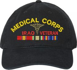 U.S. Army Medical Corps Iraq Veteran Unstructured Dad Cap