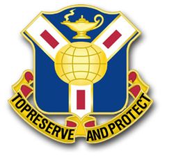 U.S. Army Military Packaging Training Unit Crest  10" Vinyl Transfer Decal