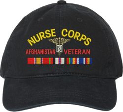 U.S. Army Nurse Corps Afghanistan Veteran Unstructured Dad Cap