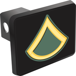 U.S. Army Private 1st Class E-3 Hitch Cover