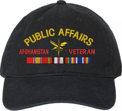 U.S. Army Public Affairs Afghanistan Veteran Unstructured Dad Cap