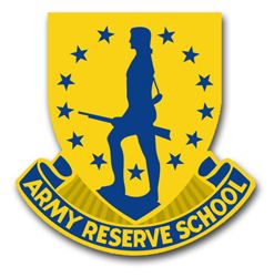 U.S. Army Reserve Forces School Unit Crest 3.8" Vinyl Transfer Decal