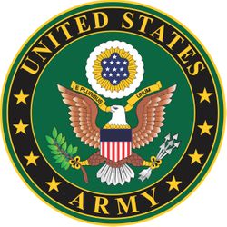 U.S. Army Seal 10" Patch Vinyl Transfer Decal