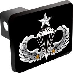 U.S. Army Senior 2 Combat Jump Wings Trailer Hitch Cover