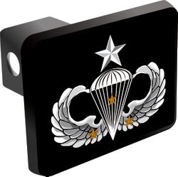 U.S. Army Senior 3 Combat Jump Wings Trailer Hitch Cover