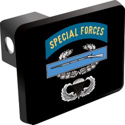 U.S. Army Special Forces CIB Jump Wings Trailer Hitch Cover