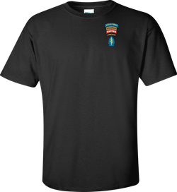 U.S. Army Special Forces with Ranger Sapper and AirborneTabs  T-shirt
