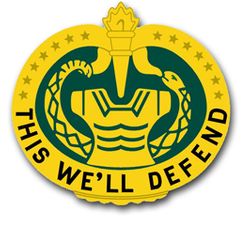 U.S. Army Trainer Personnel Unit Crest  3.8" Vinyl Transfer Decal