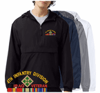 U.S. Army Unit Insignia Iraq Veteran Hooded Windbreakers