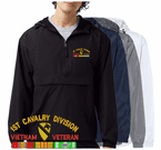 U.S. Army Unit Insignia Vietnam Veteran Hooded Windbreakers