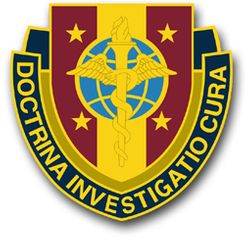 U.S. Army University of Health Sciences Unit Crest 8" Vinyl Transfer Decal