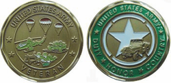 U.S. Army Veteran Challenge Coin