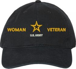 U.S. Army Woman Veteran Unstructured Dad Cap