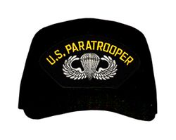 U.S. Army Paratrooper with Para Wings Custom Embroidered Ball Cap