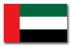United Arab Emirates Flag 11.75" Decal