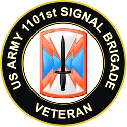 US Army 1101st Signal Brigade Veteran Sticker Decal