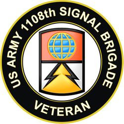 US Army 1108th Signal Brigade Veteran Sticker Decal