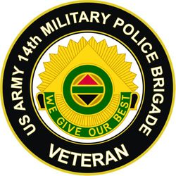 US Army 14th MP Brigade Unit Crest Veteran Sticker Decal