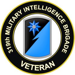US Army 319th Military Intelligence Brigade Veteran Sticker Decal
