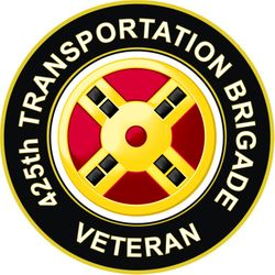 US Army 425th Transportation Brigade Veteran Sticker Decal