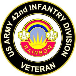 US Army 42nd Infantry Division Unit Crest Veteran Sticker Decal