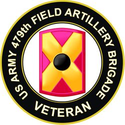 US Army 479th Field Artillery Brigade Veteran Sticker Decal