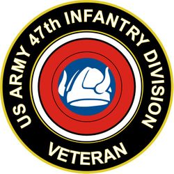 US Army 47th Infantry Division Veteran Sticker Decal