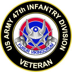 US Army 47th Infantry Unit Crest Veteran Sticker Decal