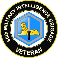 US Army 66th Military Intelligence Brigade Veteran Sticker Decal