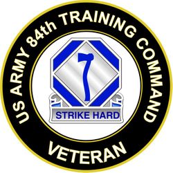 US Army 84th Training Command Unit Crest Veteran Sticker Decal