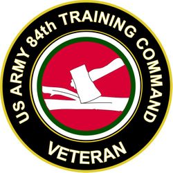 US Army 84th Training Command Veteran Sticker Decal