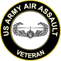 US Army Air Assault Veteran Sticker Decal