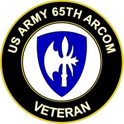 US Army ARCOM Veteran Sticker Decal