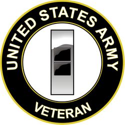 US Army Chief Warrant Officer 2 Veteran Sticker Decal