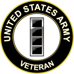 US Army Chief Warrant Officer 4 Veteran Sticker Decal