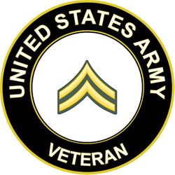 US Army Corporal Veteran Sticker Decal