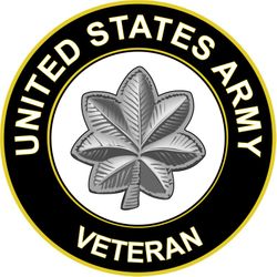 US Army Lieutenant Veteran Sticker Decal