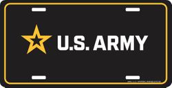US Army Logo License Plate