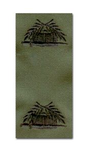 US Army Mini Staff Specialist Collar Devices (Pair)