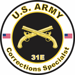 US Army MOS 31E Decal Corrections Specialist