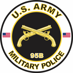US Army MOS 95B Decal Military Police
